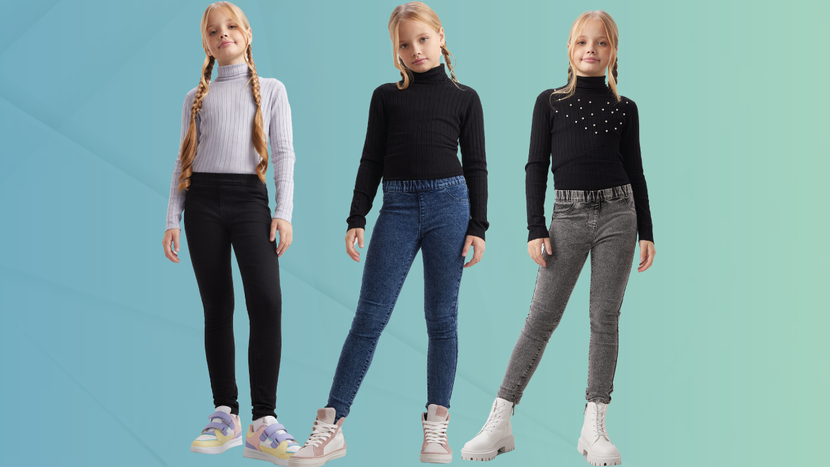 Embrace Comfort and Luxury with Our Premium Quality Stretch Jeggings for Girls