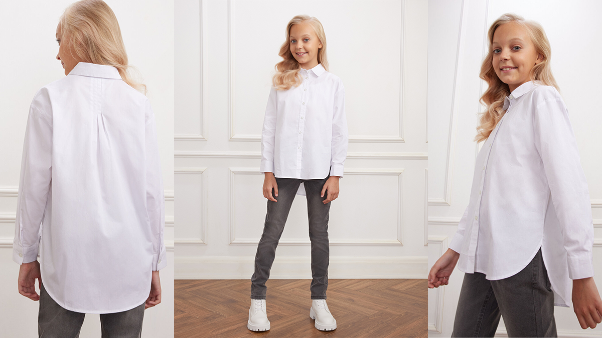 The Ultimate Guide to Girls' Long-Sleeve White Cotton Shirts for School Uniforms