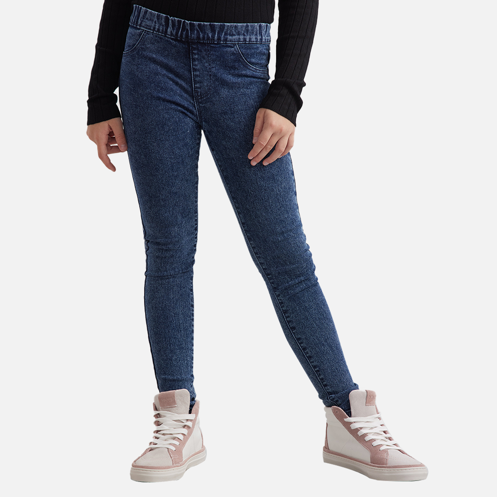 Buy DOLCE CRUDO Light Blue Acid Wash Denim Flared Fit Women's Jeans |  Shoppers Stop