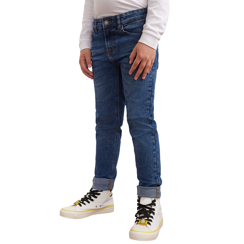 Boys Jeans Stretchable Denim Pants Adjustable Waistband Age 7 to 12 Years