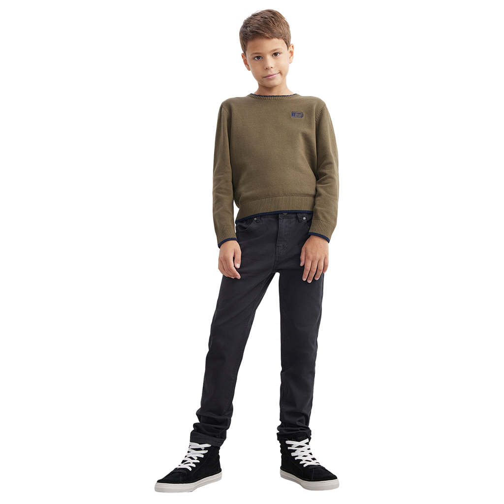 Summer Adventures Adaptable Black Denim Jeans for Boys, Ages 7-12 Years