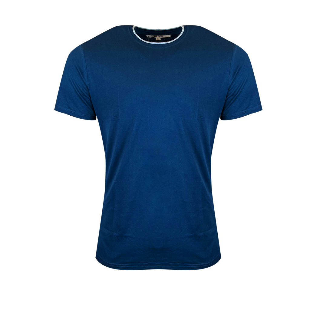 Men's Crew Neck Cotton Short Sleeve T-Shirt - Casual Top