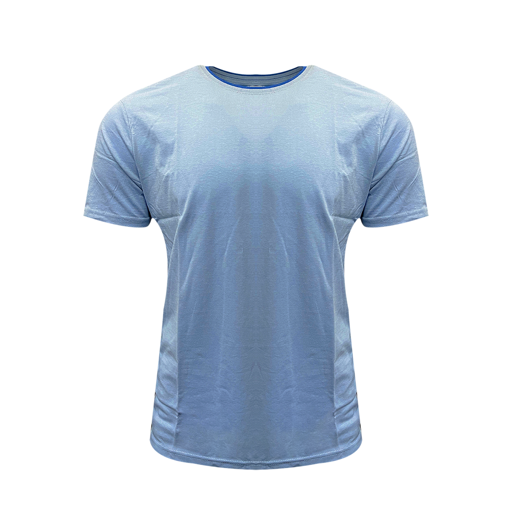 Men's Crew Neck Cotton Short Sleeve T-Shirt - Casual Top