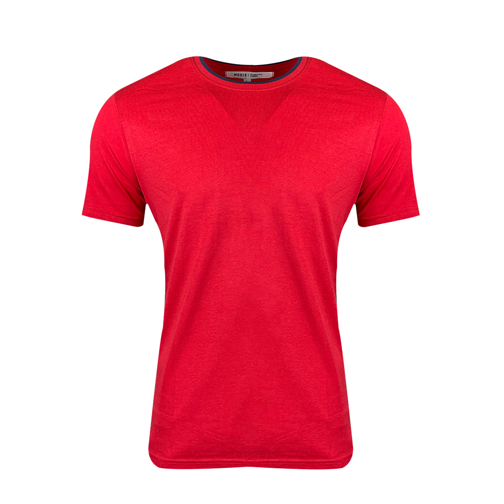 Men's Crew Neck Cotton Short Sleeve T-Shirt - Casual Top