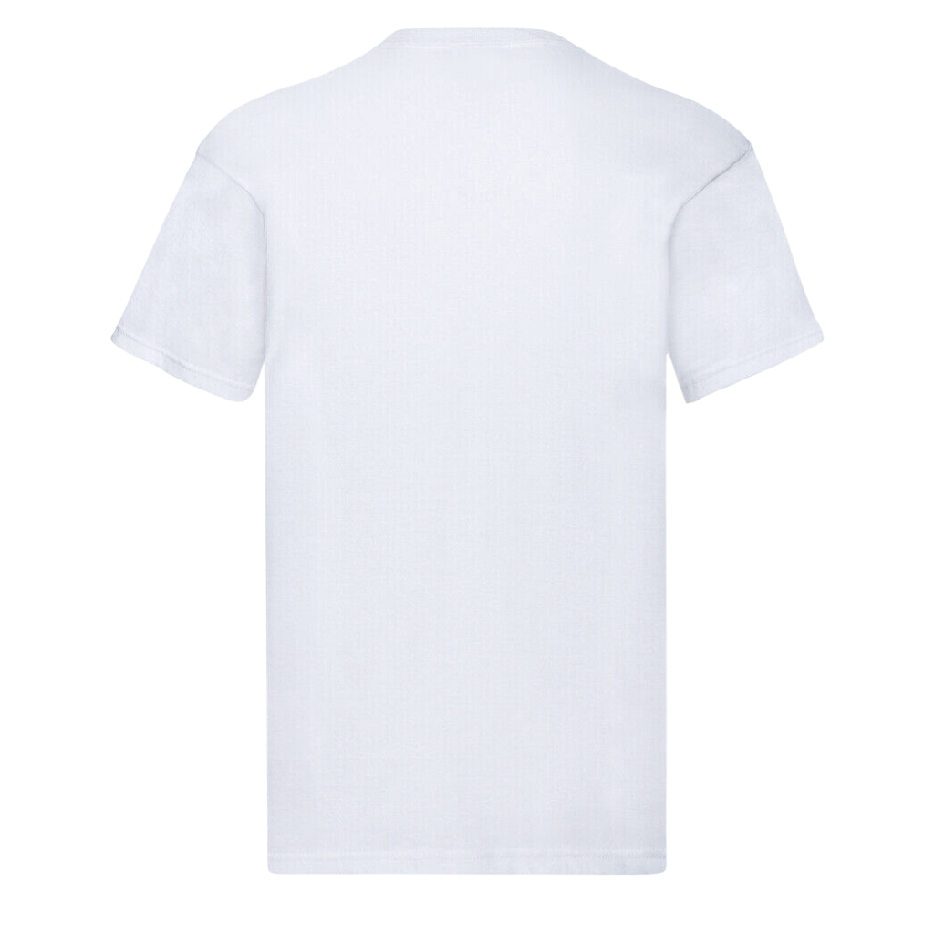 Mens Letter Printed Short Sleeve Crew Neck White T-Shirt Stylish Top Pack of 18