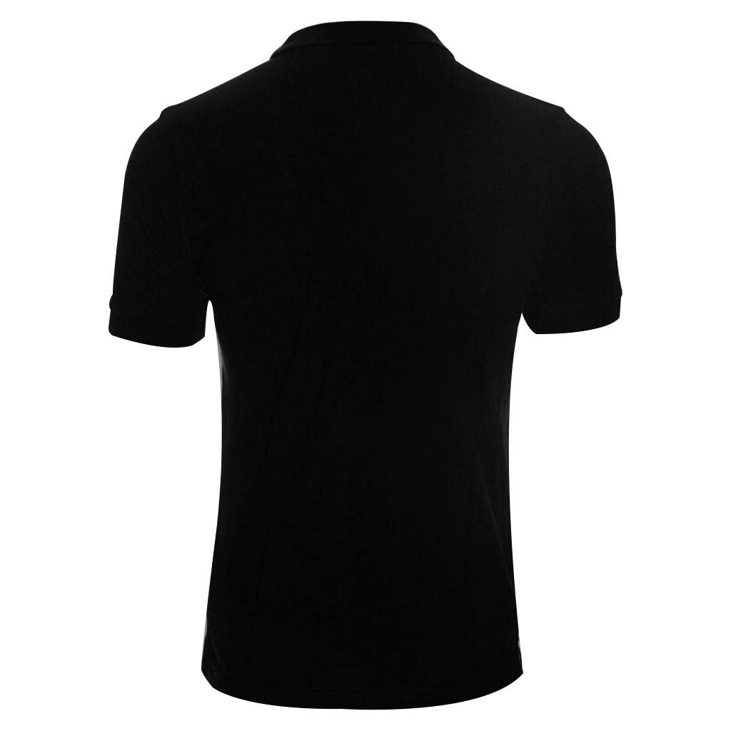 Men’s Casual Polo Shirts Short Sleeve Regular Fit Black M-4XL for Sports Wear