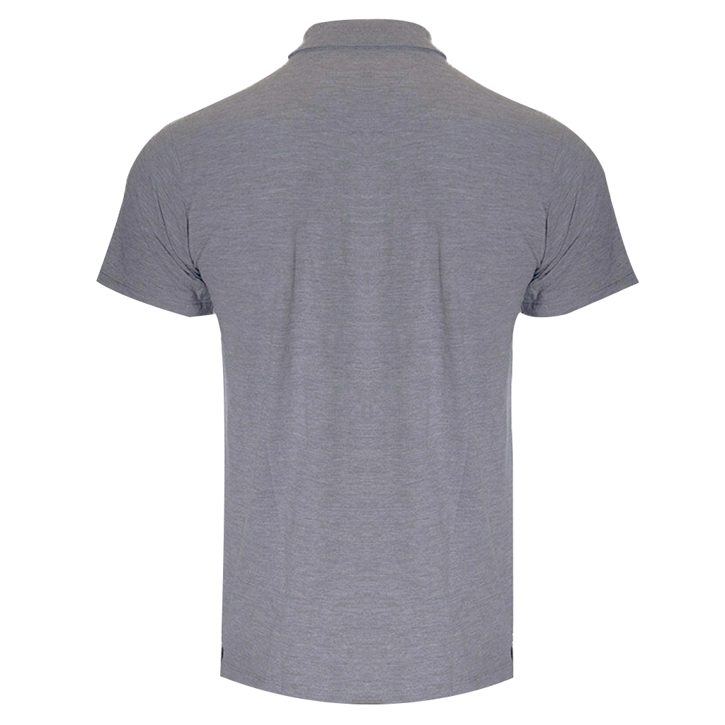 Men’s Casual Polo Shirts Short Sleeve Regular Fit Grey M-4XL for Sports Wear