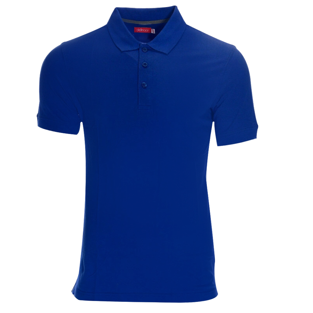 Men’s Casual Polo Shirts Short Sleeve Regular Fit Blue M-4XL for Sports Wear